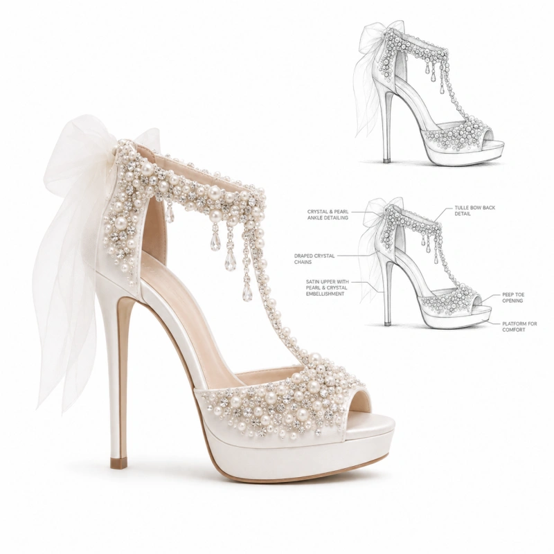 Custom Wedding Heels Manufacturer -herrains